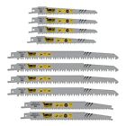 10 SabreCut Wood Reciprocating Saw Blades for Bosch Dewalt Makita Milwaukee