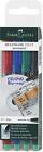 Faber-Castell Multimark Permanent F 151304 Assorted Marker Pens Pack Of 4 Perman