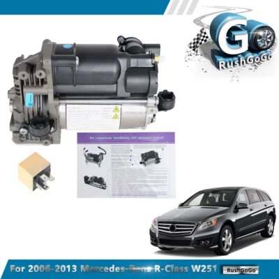 Bomba compresora de suspensión neumática para Mercedes-Benz W251 R320 R350 R500 R63 AMG Foto 1 de 4