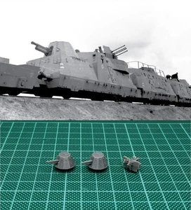 1/160 (Escala N) Alemán BP42 Canon Torreta y Flakvierling38 Modificación Resina Kit - Imagen 1 de 4