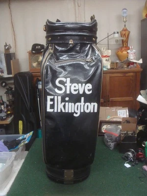 Сумка для персонала 1995 победитель чемпионата PGA Steve Elkington's Titleist с автографом - Изображение 1 из 4