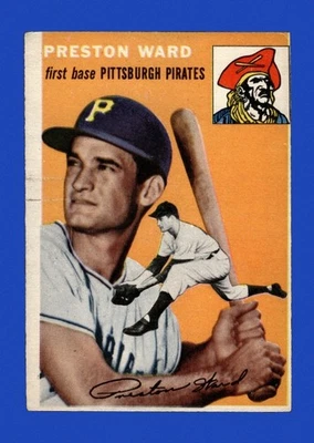1954 Topps Set-Break # 72 - Preston Ward VG-VGEX *GMCARDS* - Image 1 of 2