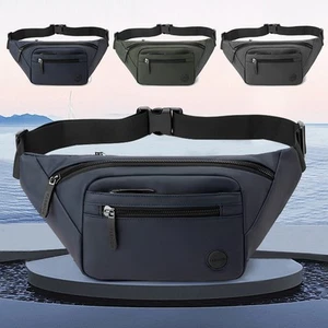 Crossbody Bags for Men Bumbag Chest Shoulder Packs Waist Sports Travel Backpack - Picture 1 of 28