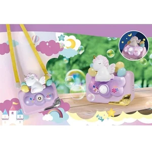 Einhorn Schaumstoff Herstellung Spielzeug mit buntem Ei - lila, kompakt, neu - Bild 1 von 5