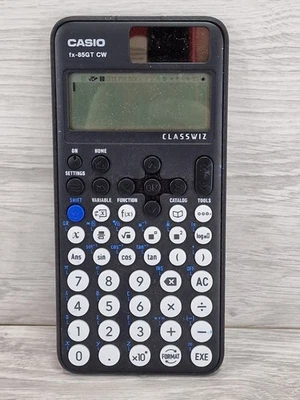 Casio FX-85GT Scientific Calculator Solar CW Classwiz Black Used Good Tested - Image 1 of 4