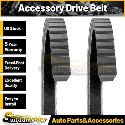 Accesorio de aire acondicionado y dirección asistida 2 piezas correa de transmisión para Volvo 740 1990 Foto 1 de 3