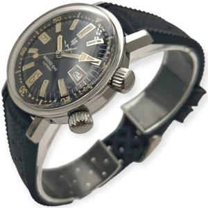 Lip Nautic Ski 36mm 1968 N Électromécanique R184 LEBROCANTHEURE VINTAGE WATCH - Photo 1 sur 5