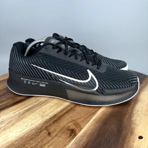 Nike Court Air Zoom Vapor 11 Tennis Shoes Men's 9.5 Sneakers Black DR6966-002 - Picture 1 of 7