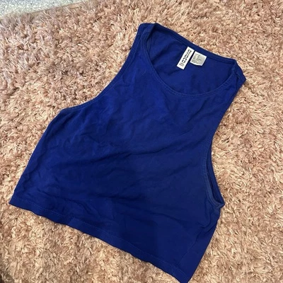 H&M Divided Royal Blue Crop Tank Top Women’s XS - Image 1 of 3