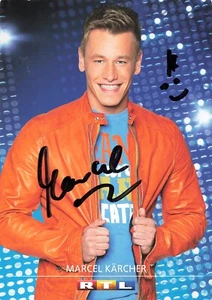 Marcel Kärcher, Originalautogramm, alte Autogrammkarte, DSDS 2015 - Picture 1 of 1