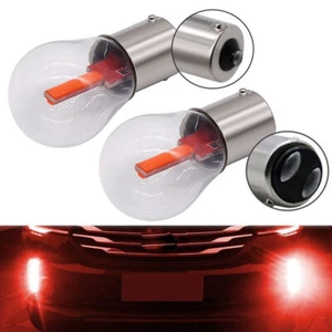 2Pcs/Set 156 BA15S 1157 BAY15D Universal Car LED Light COB Turn Signal Bulb Lamp - Picture 1 of 15