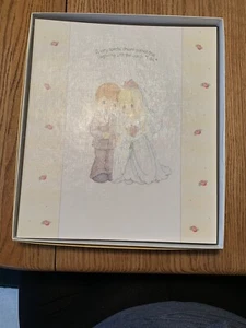Precious Moments Wedding Album Hallmark Stories w/8 Sealed Pages 2001 - Picture 1 of 16