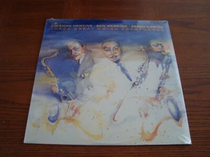 Three Great Swing Saxophones Coleman Hawkins Ben Webster Benny Carter SEALED LP - Picture 1 of 3
