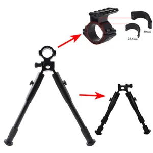 6 inch Adjustable Bipod Spring Return Hunting Bipod Fit for 20mm Picatinny Rail - Picture 1 of 35