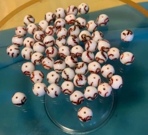 59 GORGEOUS VINTAGE ARTISANAL GLASS BEADS FROM INDIA PERFECT 4 JEWELRY, MOSAICS - Picture 1 of 3