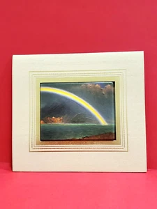 Atelier America Brush Strokes Fine Art Gift Card "RAINBOW Over..." by Bierstadt - Picture 1 of 6