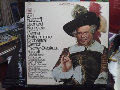 VERDI FALSTAFF, BERNSTEIN FISCHER-DIESKAU & Macbeth Abbado Cappuccilli NM 6Lp - Image 1 of 4