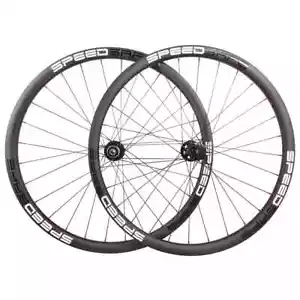 650B MTB XC Bike Carbon Wheelset Asymmetric Tubeless Hookless Gravel Wheels - Picture 1 of 8