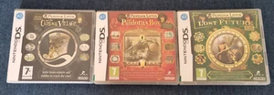 3 x Nintendo DS Professor Layton Games Curious Village Caja Pandora Lost Future - Imagen 1 de 3