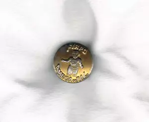 MUY RARO Impresionante 1922 LUIS FIRPO Medalla de Boxeo Medallón Botón Boxer Argentina - Imagen 1 de 1