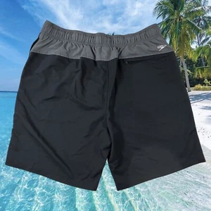 Baúles de baño cortos para hombre Speedo talla XL estampados negros/grises - Imagen 1 de 7