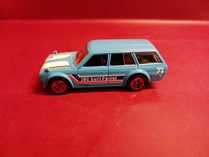 Hot Wheels '71 Datsun Bluebird 510 Wagon JNC Surf Patrol Blue Die Cast 1:64 - Picture 1 of 5