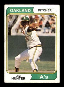 1974 Topps #7 Jim Hunter VG/VGEX Athletics 550944