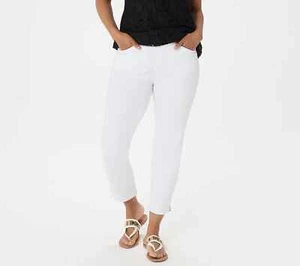 Pantalones Cortos Susan Graver Regular Fin de Semana Premium Elastizados-Blanco-XS-NUEVO-A353368 - Imagen 1 de 2