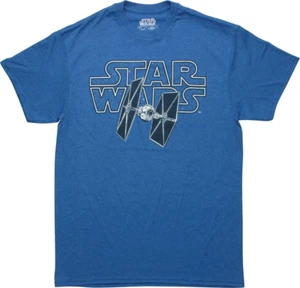 Camiseta Tie-Fighter Disney Star Wars Estándar Azul Adulto - Imagen 1 de 1