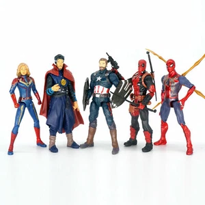 5Pcs Marvel Avengers Spiderman Doctor Strange 17cm Action Figure Super Hero Toys - Picture 1 of 11