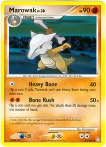 2x (pok-LA-063) Marowak (U) Pokemon D&P Legends Awakened Card # 63 - Picture 1 of 1