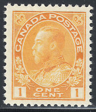 Canada 1c KGV Admiral, Scott 105, VF MNH (note), catalogue - $120