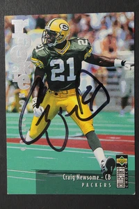 Craig Newsome Autographed 1995 Upper Deck #U19 Signed Football ROOKIE Card - Picture 1 of 3