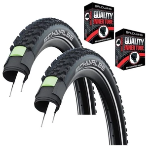 Schwalbe SMART SAM PLUS 27.5 x 2.10 Puncture Resistant MTB Bike TYRE s TUBE s - Picture 1 of 15
