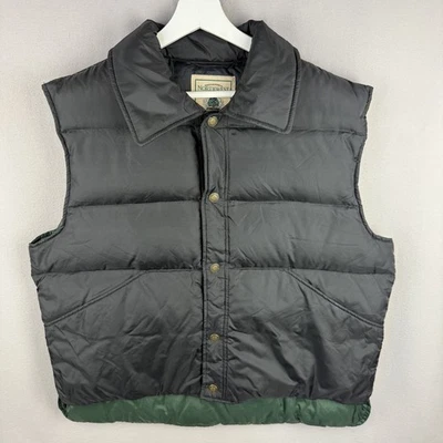 Chaleco acolchado Northwest Territory para hombre grande negro relleno exterior Gorpcore Snap Foto 1 de 4