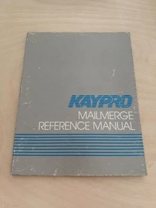 Kaypro Mailmerge Reference Manual - Afbeelding 1 van 2