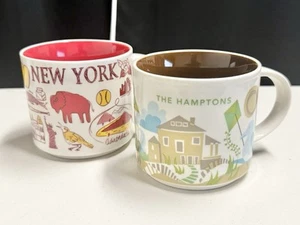 Starbucks 2015 New York & The Hamptons You Are Here Collection Coffee Mug Brown - Picture 1 of 6