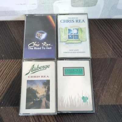 4 x CHRIS REA UK Issued Cassette Tape Albums ☆Job Lot/Bundle - All Pictured!☆ — 第 1/4 张图片