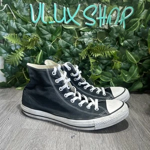 Converse Mens Chuck Taylor All Star M9160 Black Canvas High Top Sneakers Size 12 - Picture 1 of 8