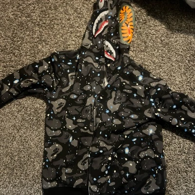 Sudadera con Capucha Bape Cremallera Unisex Talla Pequeña Nueva Foto 1 de 3