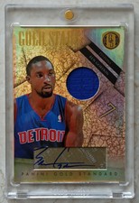 PANINI GOLD STANDARD 2010-11 GOLD STARS BEN GORDON CAR JERSEY 19/49