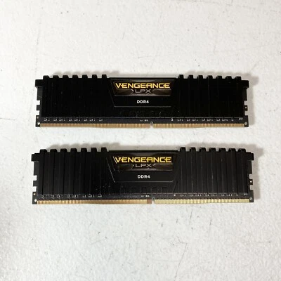 CORSAIR VENGEANCE LPX 8GB (2X4GB) DDR4-2400MHz PC4-19200 1.2V CMK8GX4M2A2400C14 - Image 1 of 3