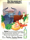 Publicité Advertising  0822 1975   Vichy Saint- Yorre eau    Taureau  pieds sur