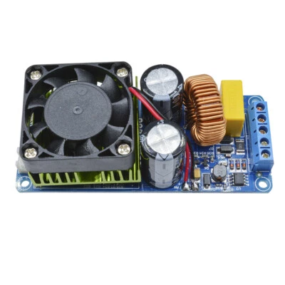 IRS2092S 500W Mono Channel Digital Amplifier Class D HIFI Power Amp Board+FAN - Image 1 of 4