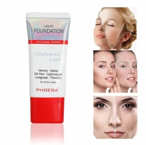 PHOERA Foundation Matte Flawless Full Coverage Liquid Oil Naturally Foundation - Picture 1 of 1