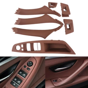 7pcs LHD Door Handle Window Lift Switch Button Frame Panel For BMW F10 F18 - Bild 1 von 8