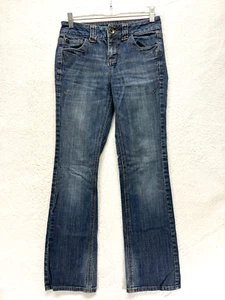 DKNY Boot Cut Jeans Women's Size 2 - Medium Wash Mid Rise Stretch Denim - Picture 1 of 12