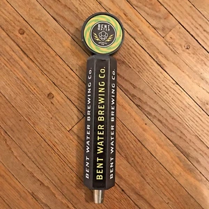 BENT WATER BREWING CO TAP HANDLE Craft Beer Draft Pull Knob Lynn Massachusetts - Picture 1 of 4