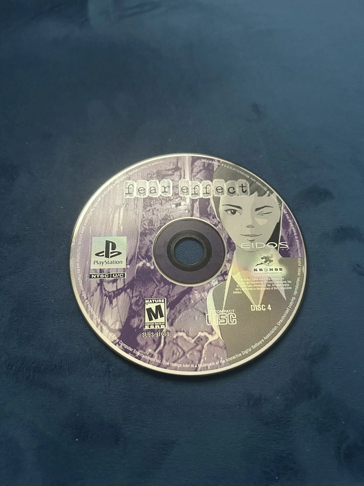 Fear Effect Disc 4 ONLY (Sony Playstation, 2000) PS1 - Image 1 of 2