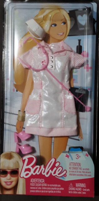 Caixa com 12 Unidades Boneca Barbie Loira Vestido Borboleta Mattel